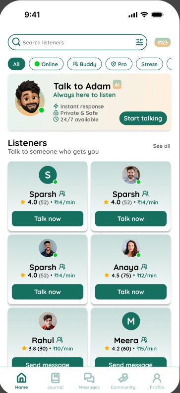 Listener marketplace